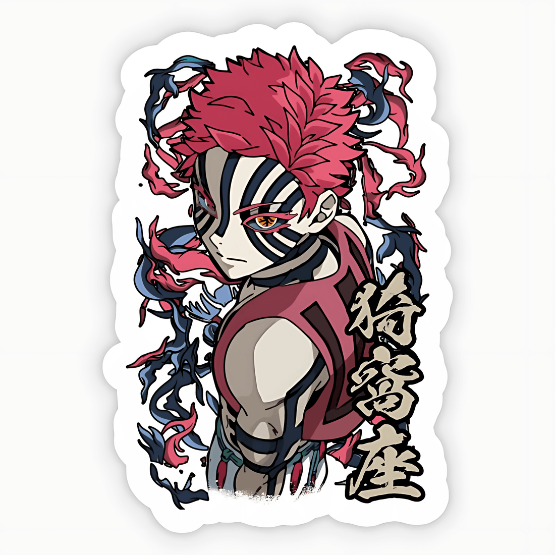 Akaza demon sticker