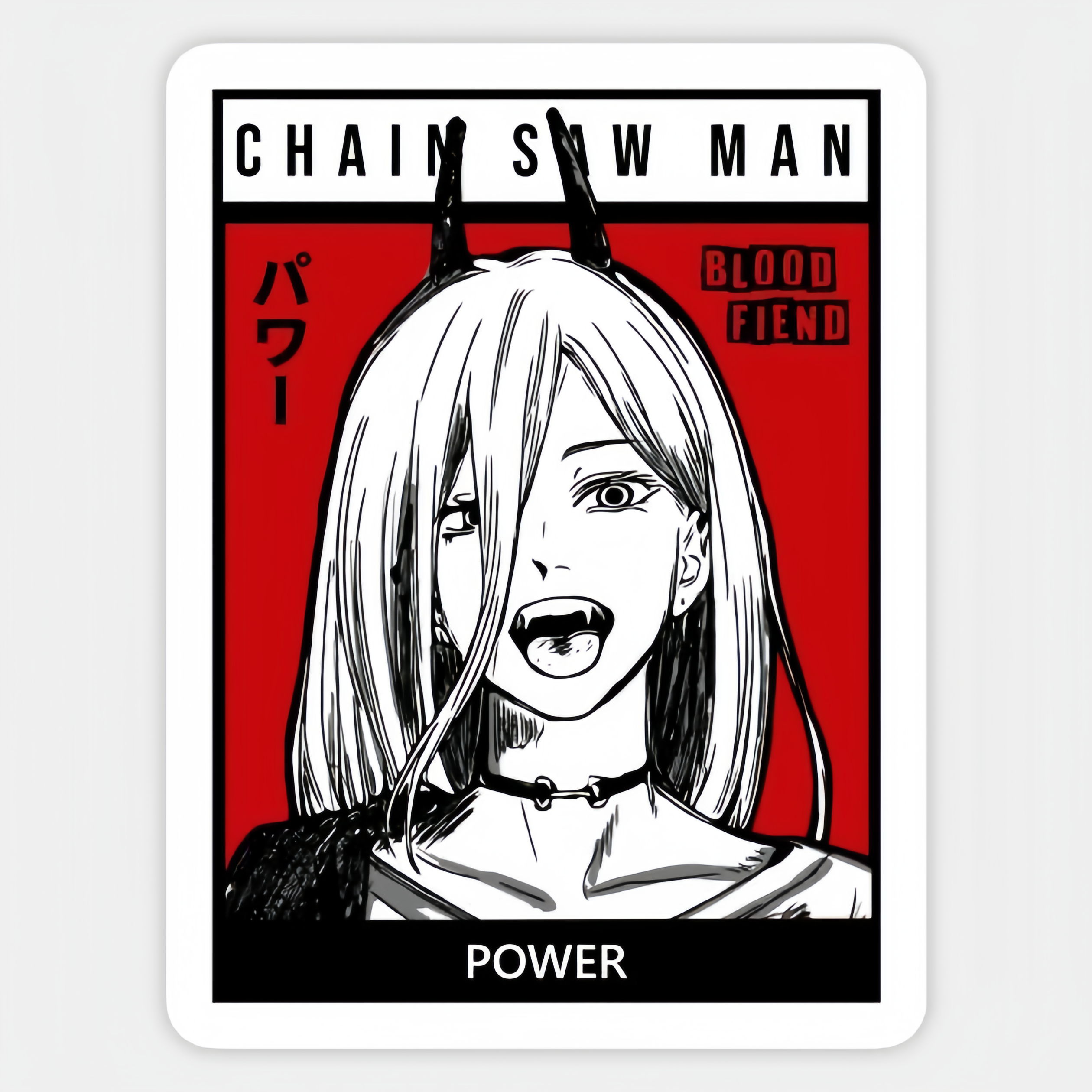 Chainsaw man sticker